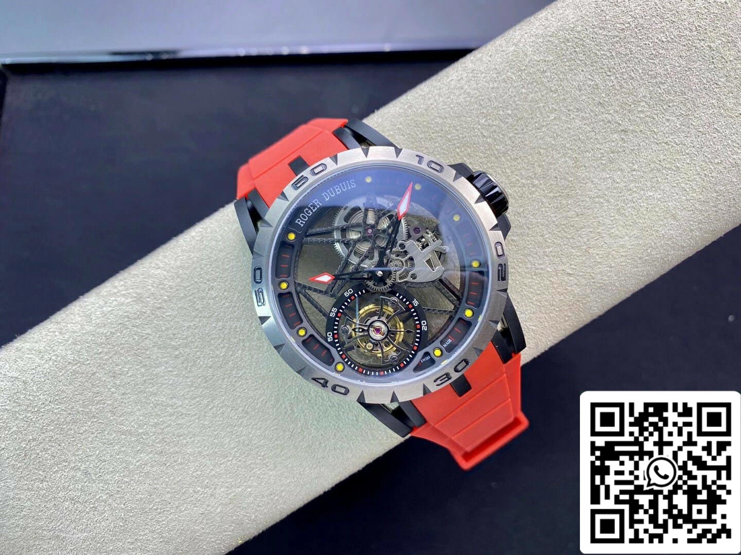 Roger Dubuis Excalibur RDDBEX0549 1:1 edizione migliore BBR Fabbrica Tourbillon scheletrato quadrante