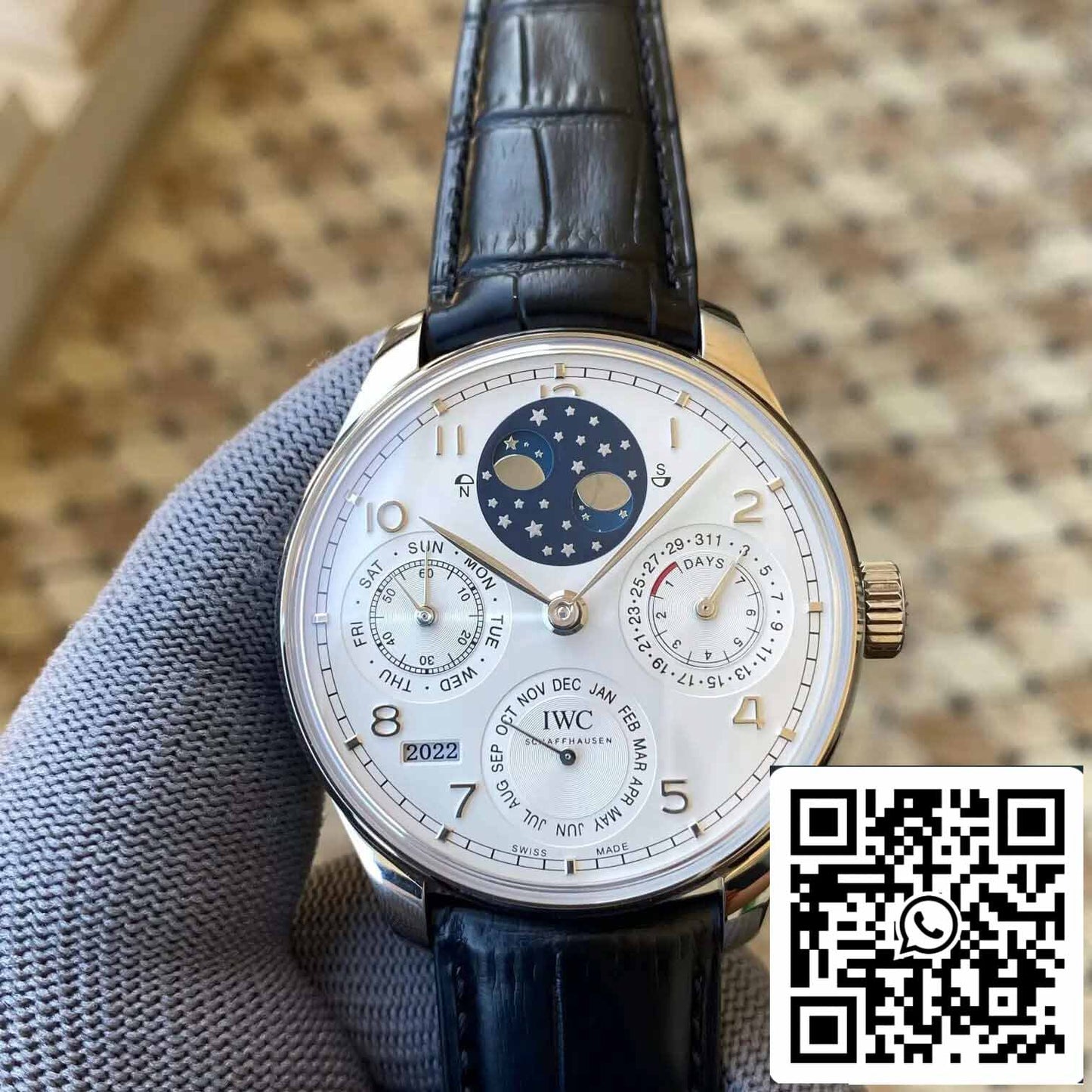 IWC Portuguese Perpetual Calendar IW503406 1:1 edizione migliore APS Fabbrica quadrante bianco