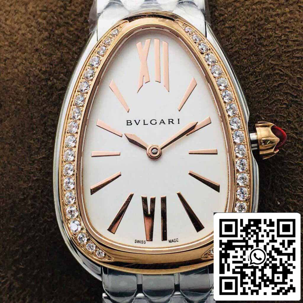 Bvlgari Serpenti 103143 1:1 edición migliore BV Fabbrica Rosa Oro Diamond lunetta