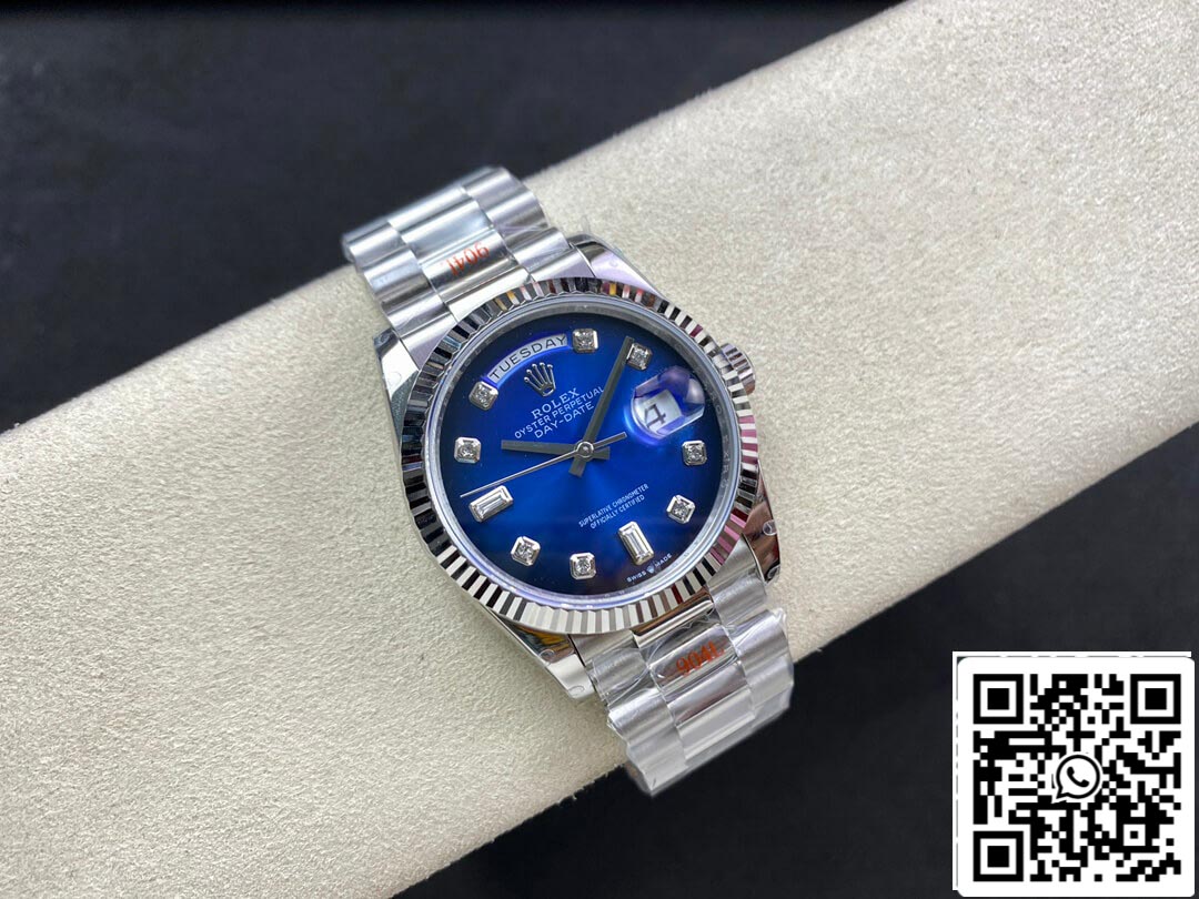 Rolex Day Date M128239-0023 36MM 1:1 edição melhor GM Fabbrica Diamond quadrante