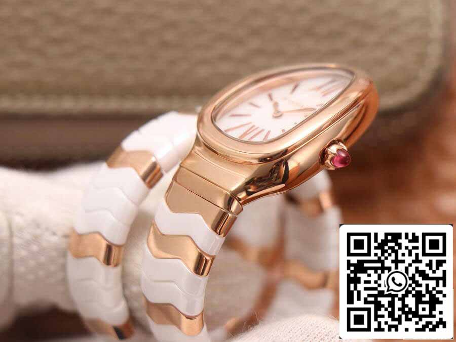 Bvlgari Serpenti 1:1 edición mejor BV Fabbrica quadrante bianco