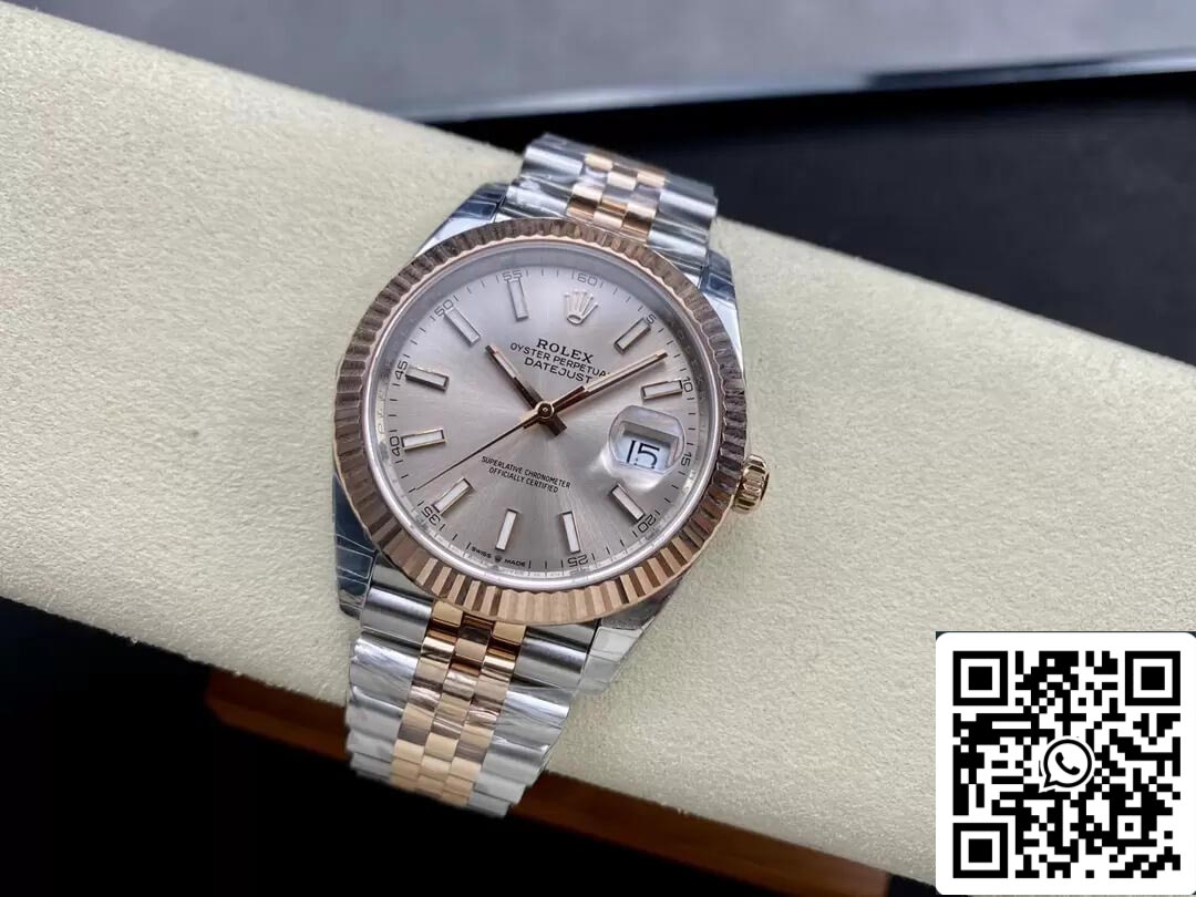 Rolex Datejust M126331-0010 1:1 edizione migliore VS Fabbrica Rosa Oro