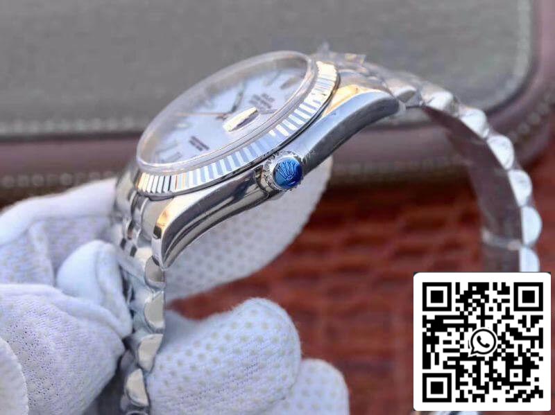 Rolex Datejust 36mm 116234 AR Fabbrica 1:1 edizione migliore Swiss ETA3135 quadrante bianco