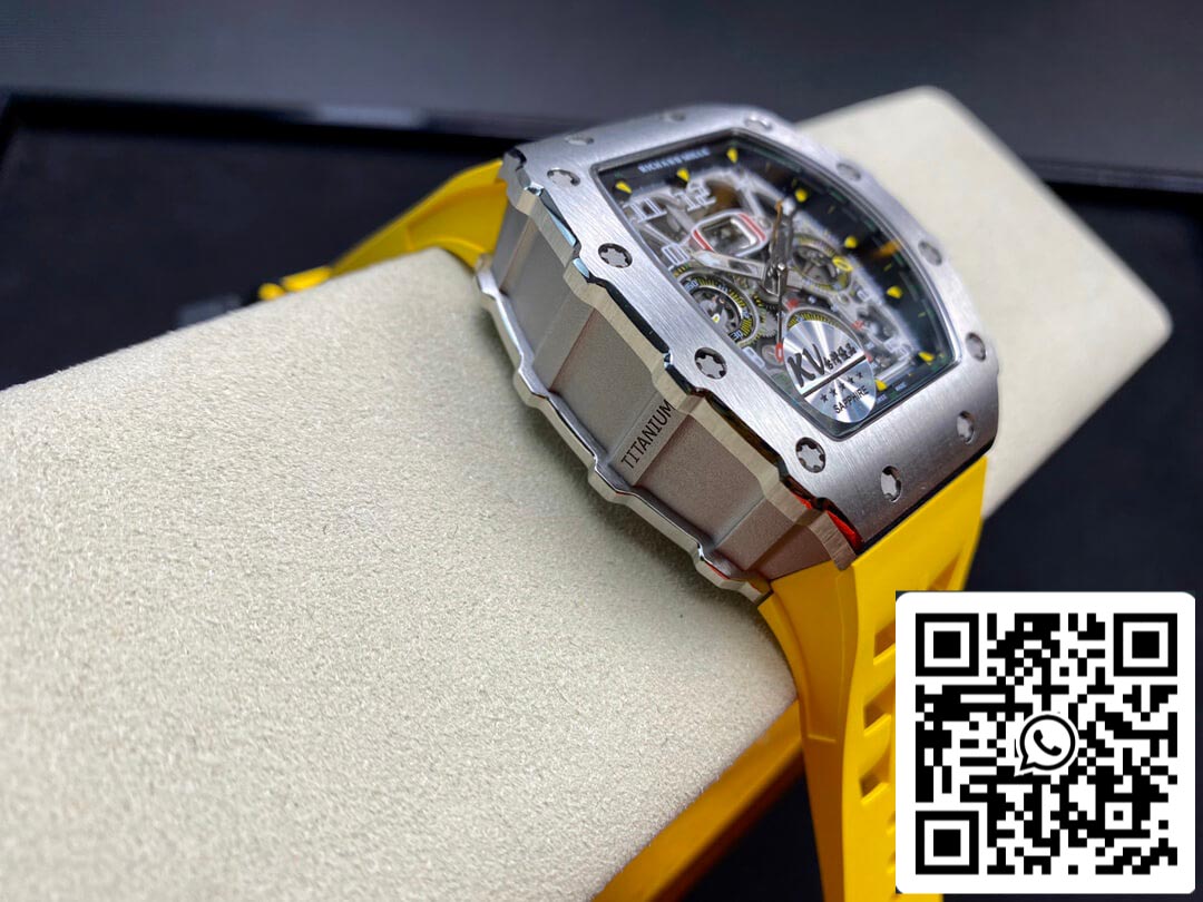 Richard Mille RM011 FELIPE MASSA 1:1 Best Edition KV Fabbrica Titanium Steel Case