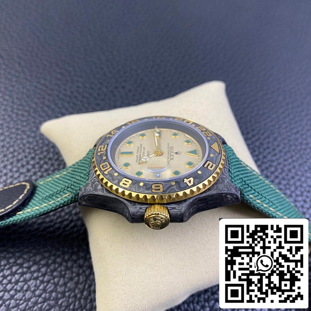 Rolex GMT-MASTER II Diw 1:1 edizione migliore Verde Fabric cinturino