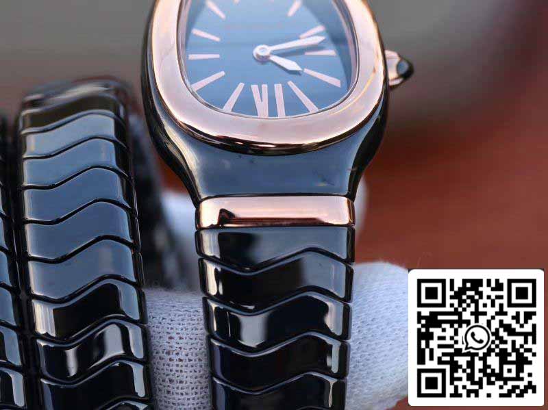 Bvlgari Srpenti Spiga 102885 1:1 edizione migliore BV Fabbrica Rosa Oro No Diamond Movimiento de cuarzo suizo