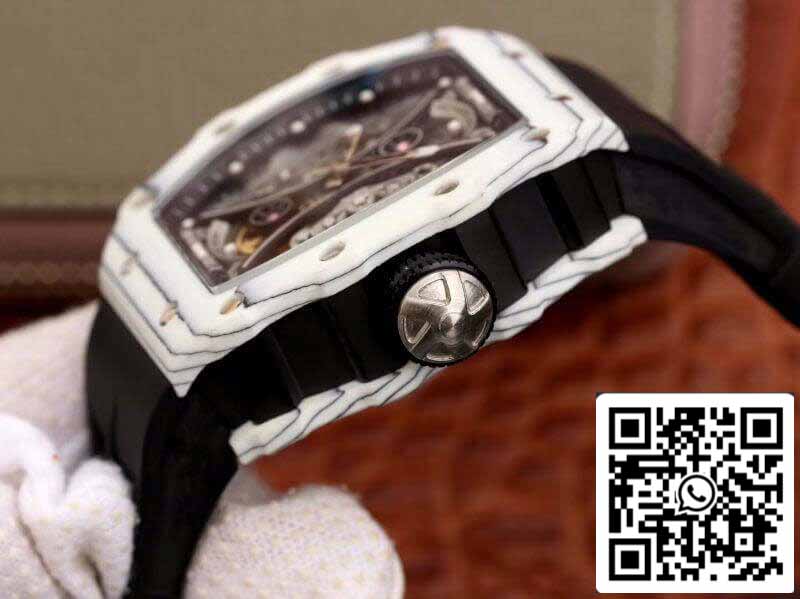 Richard Mille Pablo Mac Donough RM53-01 1:1 Best Edition Swiss ETA Imported mechanical movimento Skeleton Dial Black rubber cinturino