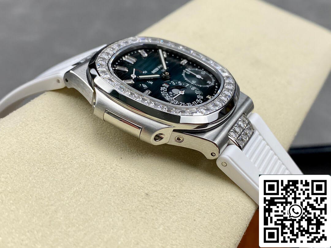 Patek Philippe Nautilus 5712GR 1:1 edizione migliore GR Fabbrica Gomma cinturino