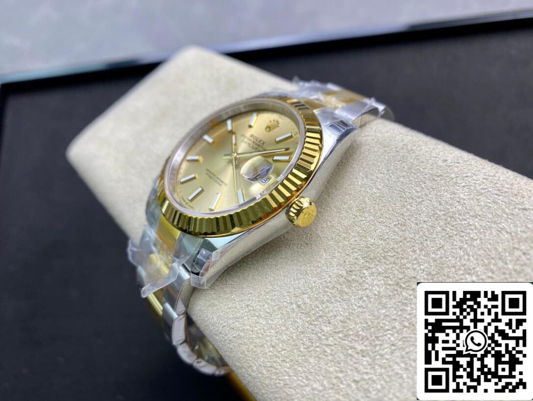 Rolex Datejust M126333-0009 41mm Oyster cinturino VS Fabbrica acciaio inossidabile