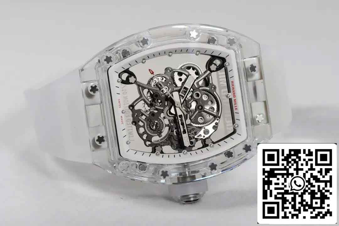 Relógio réplica Richard Mille RM055 1:1 Best Edition RM Fabbrica com caixa transparente