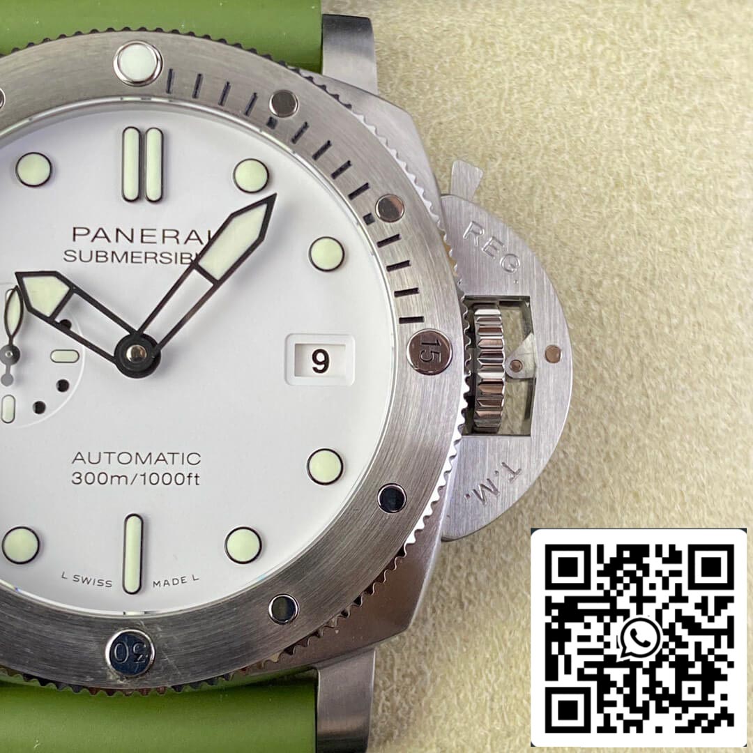 SBF Panerai Submersible PAM01226 1:1 edição melhor VS Fabbrica quadrante branco