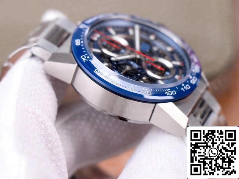 Tag Heuer Carrera Calibre Heuer 01 CAR201T.BA0766 Chronograph 1:1 Best Edition XF Fabbrica Blue Dial Swiss Calibre 01
