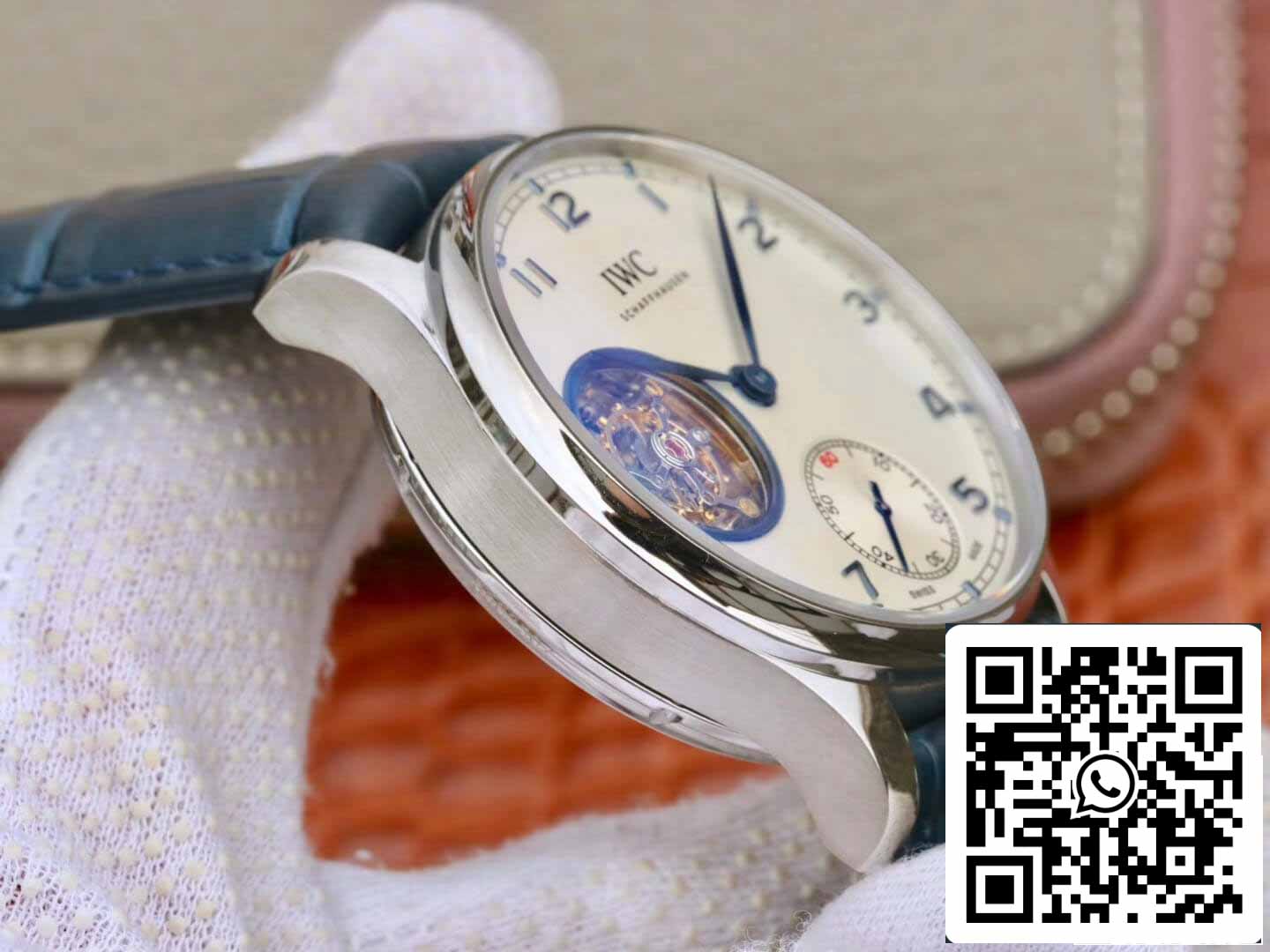 IWC Tourbillon portugués 1:1 Mejor edición ZF Fabbrica acciaio inossidabile