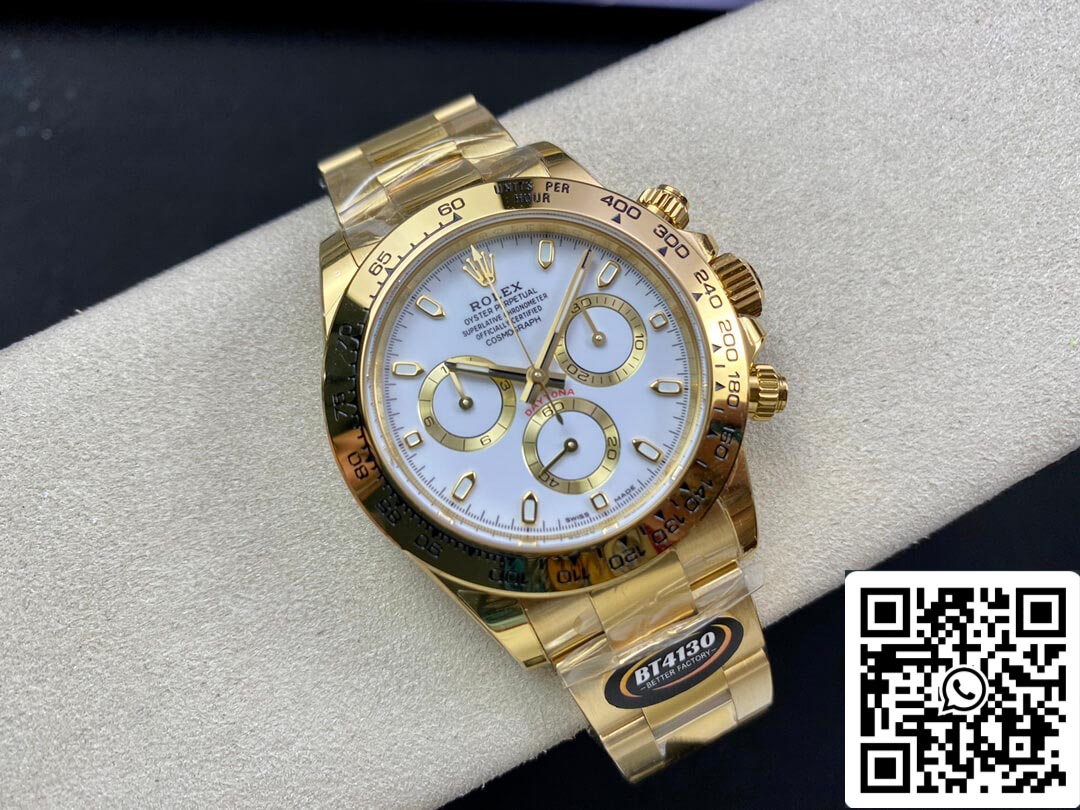 Rolex Daytona M116508-0001 1:1 edizione migliore BT Fabbrica quadrante bianco