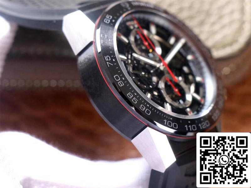 TAG Heuer Carrera CAR201V.FT6046 1:1 Best Edition XF Fabbrica Black Dial Swiss HEUER 01