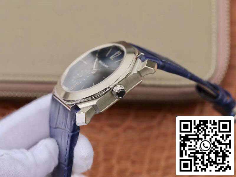 Bvlgari Octo Finissimo Extra Thin Automático 103035 quadrante blu Reloj para hombre 1:1 edizione migliore Swiss BVL193