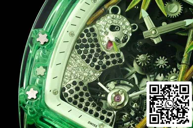 Richard Mille RM26-01 Tourbillon Best 1:1 Edition RM Fabbrica Green Transparent Case