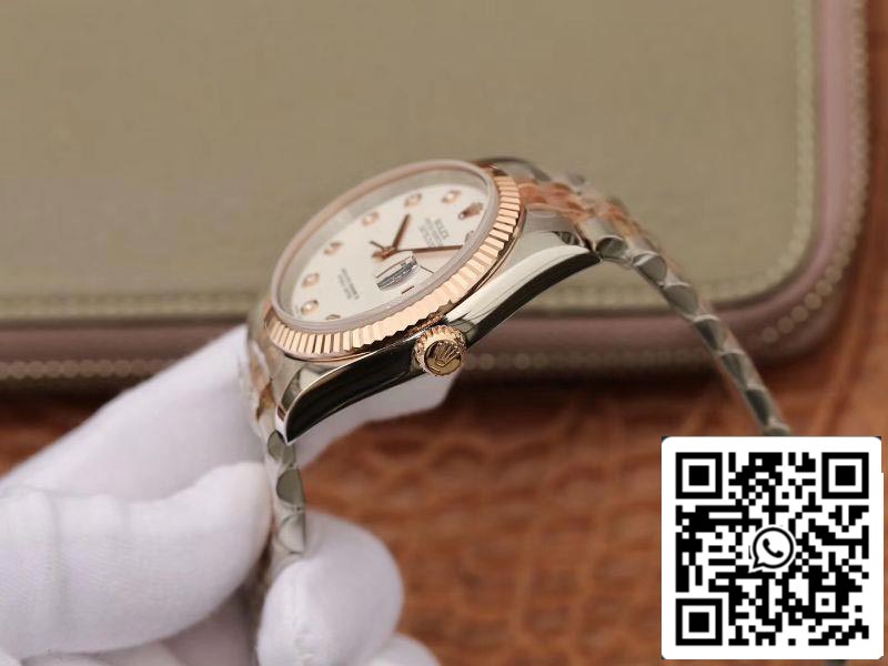 Rolex Datejust 36mm acciaio inossidabile Two Tone GM Fabbrica 1:1 edizione migliore 18K Oro Wrapped Swiss ETA3135