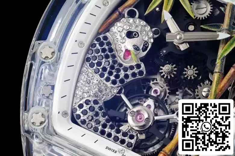 réplica Richard Mille RM26-01 Tourbillon 1:1 Best Edition RM Fabbrica Cinturino Branco