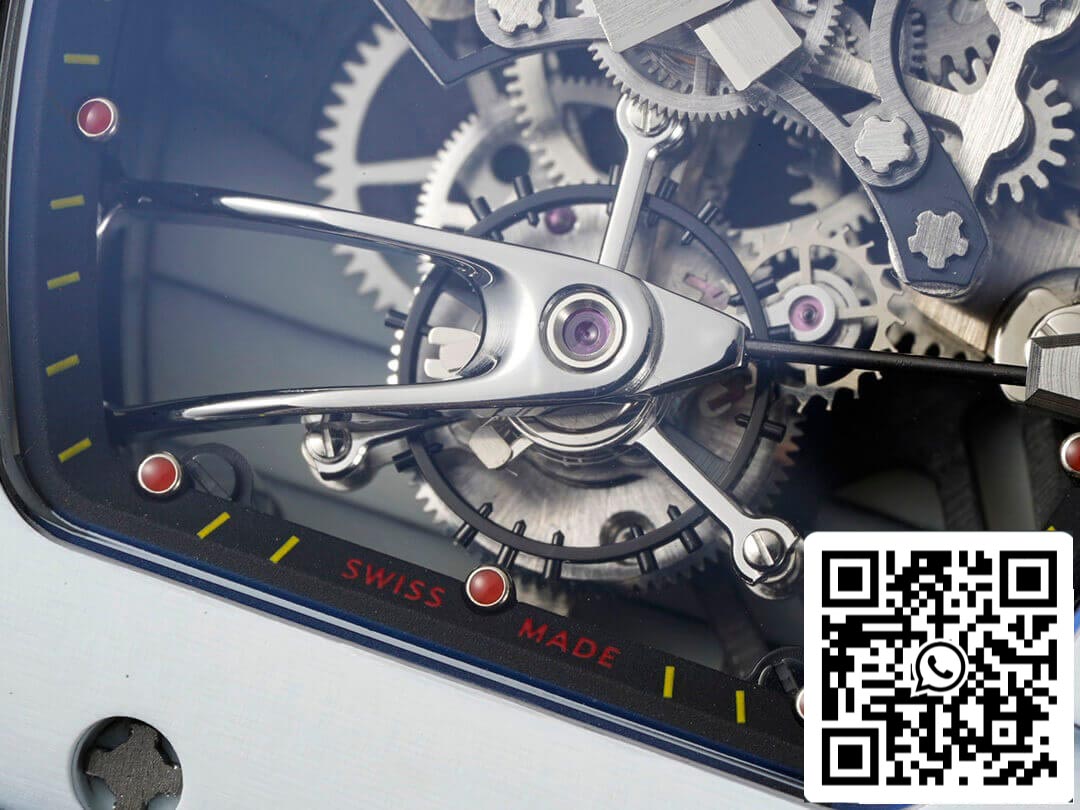 Richard Mille RM27-02 Rafael Nadal Tourbillon 1:1 Best Edition RM Fabbrica Black Rubber cinturino