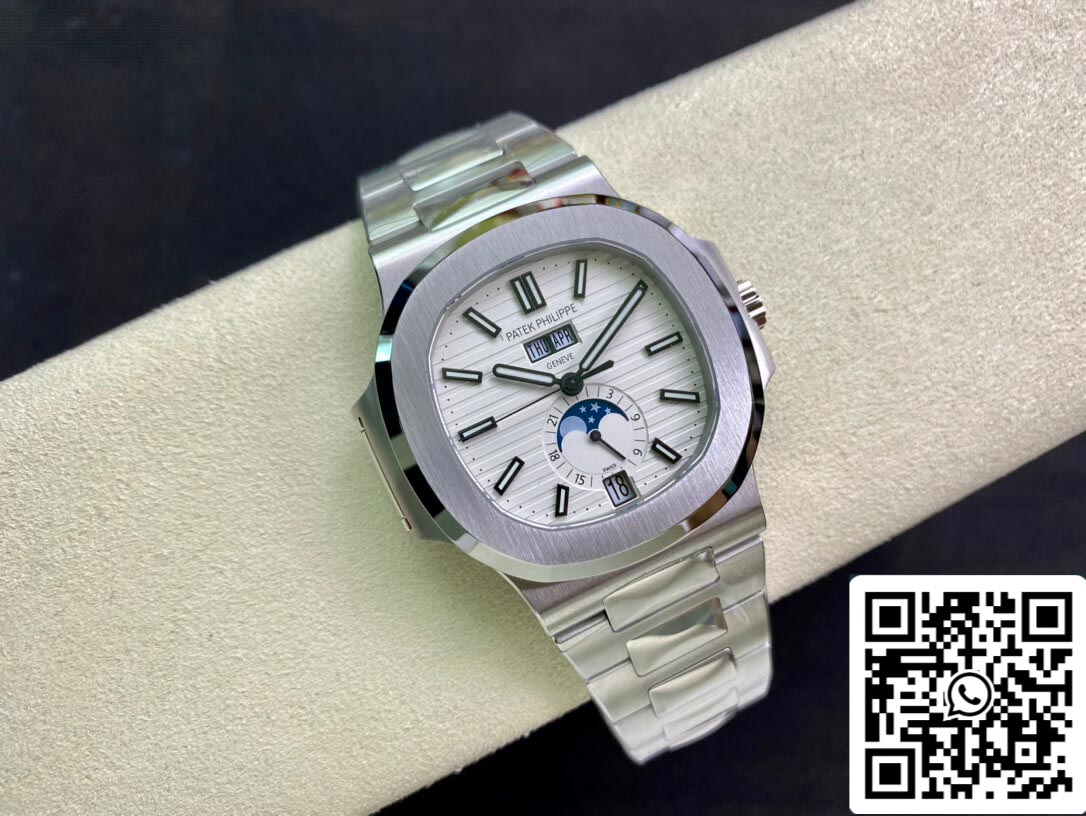 Patek Philippe Nautilus 5726/1A-010 1:1 Best Edition PPF Fabbrica White Dial