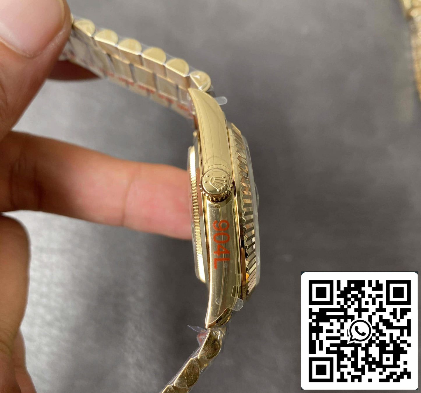 Rolex Day Date M228238-0004 1:1 edição melhor GM Fabbrica V2 quadrante preto
