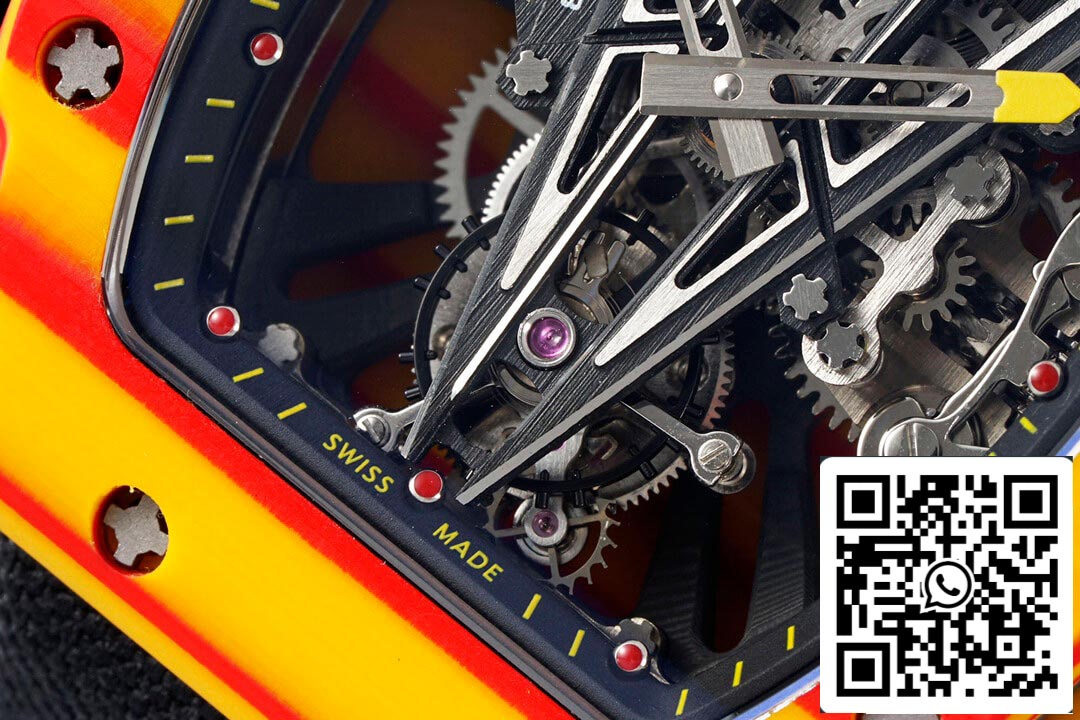 Richard Mille RM27-03 Rafael Nadal Tourbillon 1:1 Best Edition RM Fabbrica Black cinturino