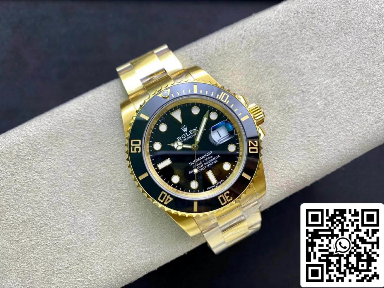 Rolex Submariner 116618LN-97208 40mm 3135 movimento VS Fabbrica quadrante nero