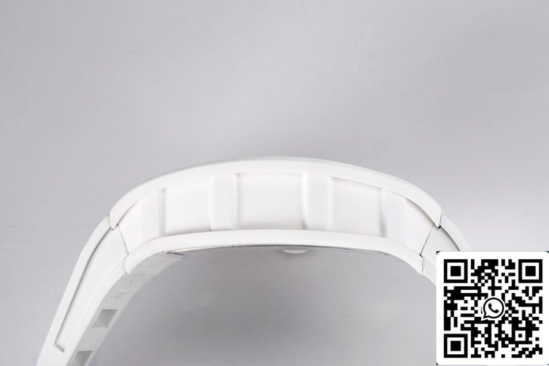 Richard Mille RM-055 1:1 edizione migliore BBR Fabbrica V2 Bianco ceramica Cassa