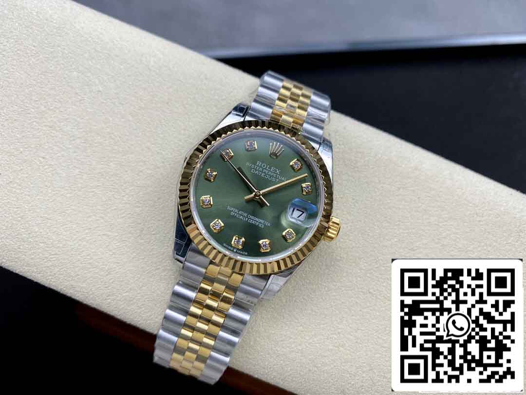 Rolex Datejust M278273-0030 31MM 1:1 edição melhor GS Fabbrica quadrante verde