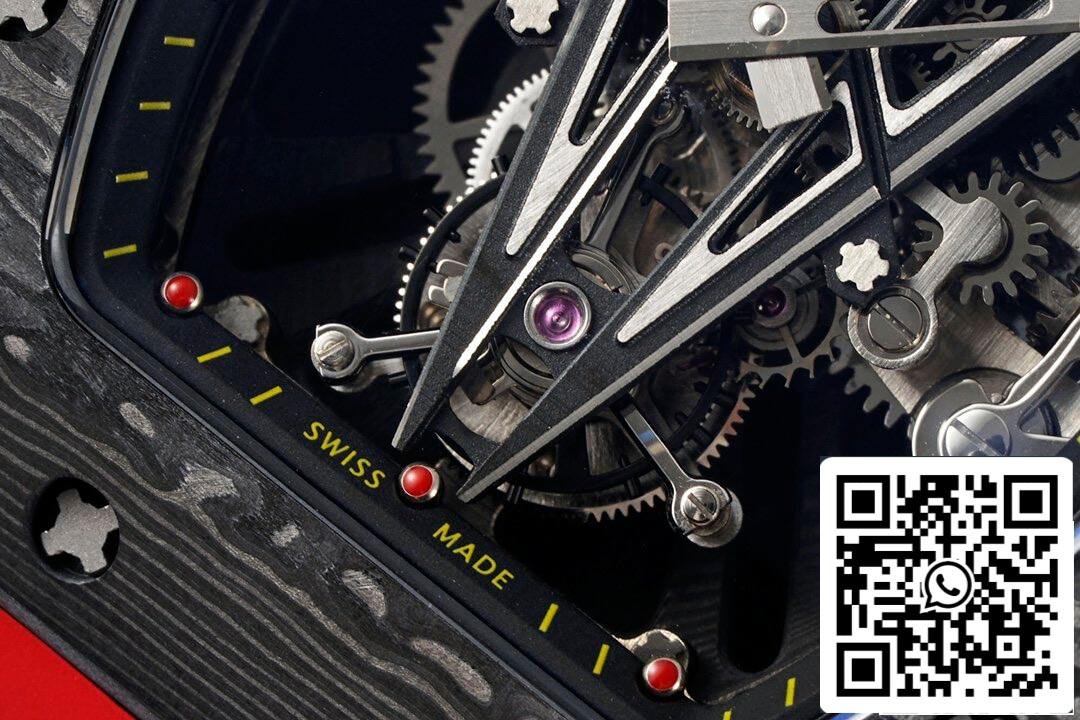 Richard Mille RM27-03 Rafael Nadal Tourbillon 1:1 Best Edition RM Fabbrica Red Rubber cinturino