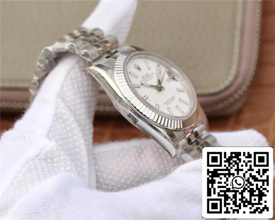 Rolex Datejust 36MM 1:1 edição melhor GM Fabbrica quadrante branco