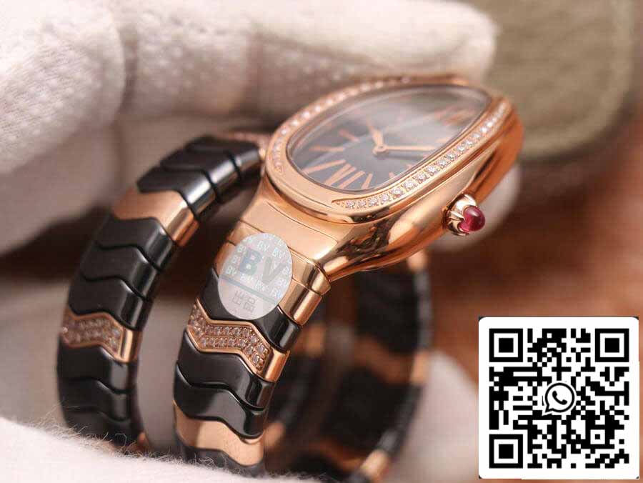 Bvlgari Serpenti 1:1 edición migliore BV Fabbrica Rosa Oro Diamantes