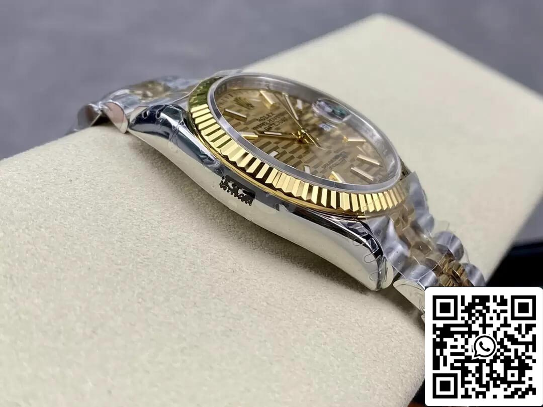 Rolex Datejust M126233-0039 36MM 1:1 edizione migliore VS Fabbrica Oro quadrante