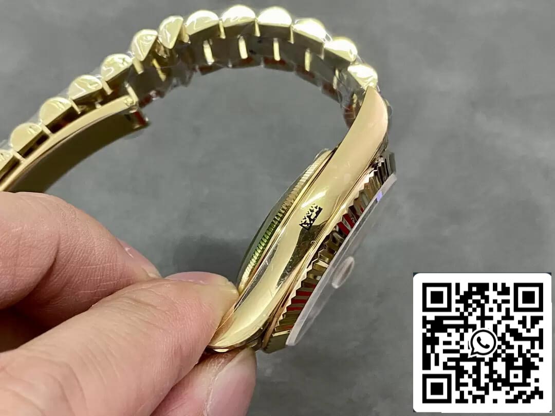 Rolex Day Date M228238-0002 1:1 edição melhor GM Fabbrica quadrante argento V2