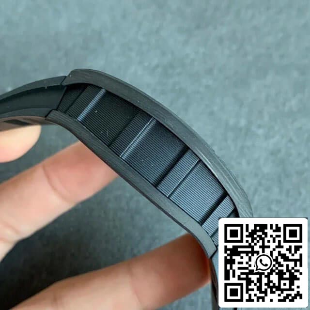 Richard Mille RM055 1:1 Best Edition KV Fabbrica V2 Esfera esqueleto de fibra de carbono