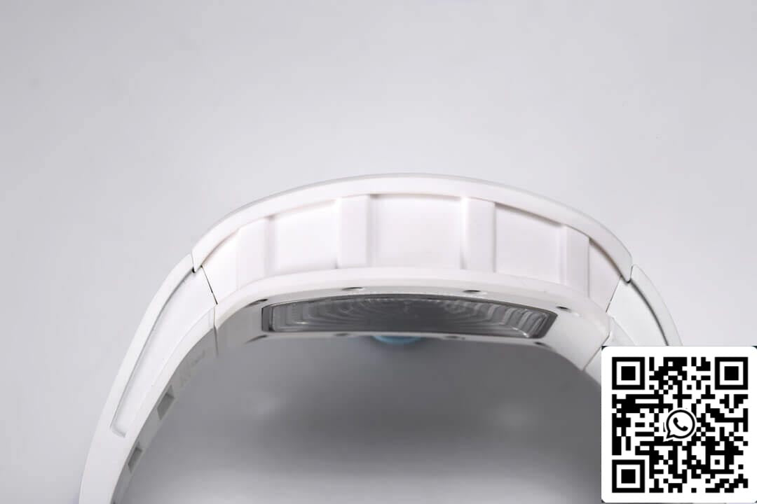 Richard Mille RM-055 1:1 edizione migliore BBR Fabbrica Bianco ceramica Cassa