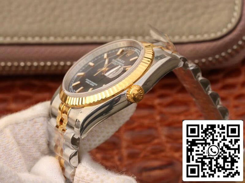 Rolex Datejust 126233 36mm AR Fabbrica Mechanical Watches 1:1 edizione migliore Swiss ETA3135 Two Tone bracciale