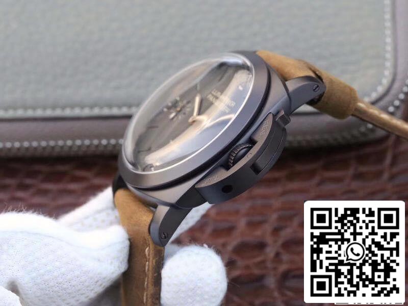 Relógios mecânicos Panerai Luminor PAM375 ZF Fabbrica 1:1 Best Edition Swiss ETA P3000 com caixa de titânio banhada a PVD