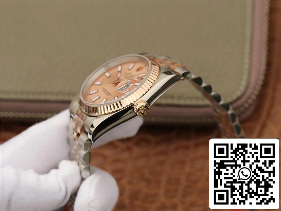 Rolex Datejust 116231 36MM 1:1 edizione migliore GM Fabbrica Rosa Oro Pink quadrante