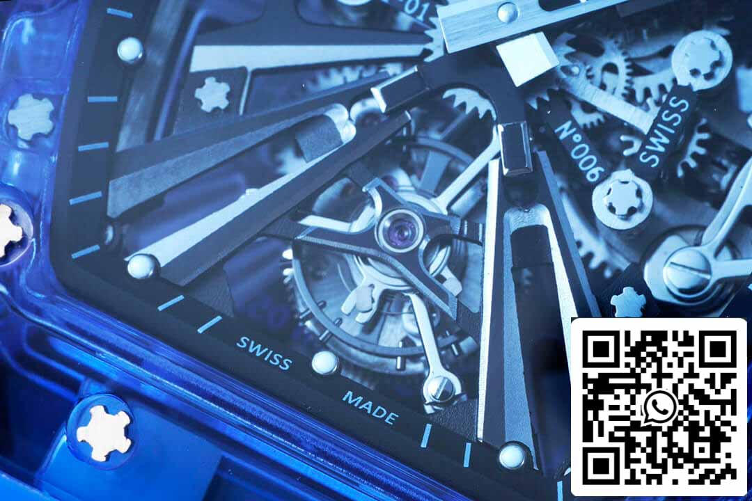 Richard Mille RM12-01 1:1 Best Edition RM Fabbrica Tourbillon Transparent Version Case