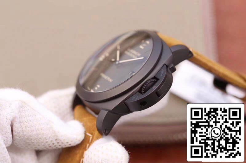 Panerai Luminor PAM386 VS Fabbrica 1:1 edizione migliore Swiss ETA P9000 Superlumed Gray quadrante and Hands