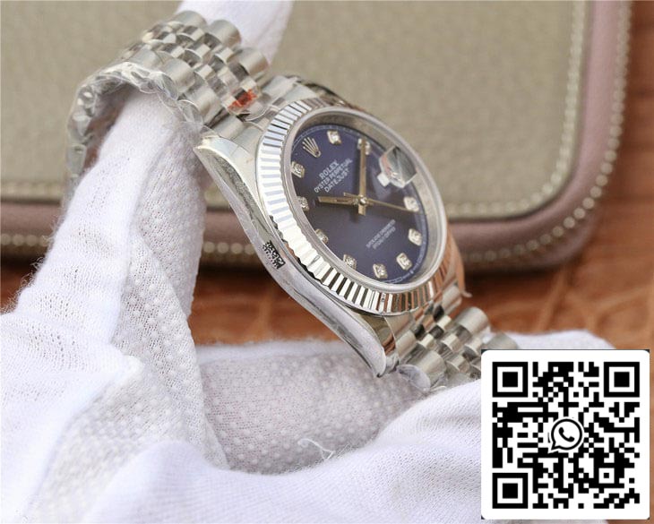 Rolex Datejust M126234-0037 1:1 edizione migliore GM Fabbrica Diamond-set quadrante blu