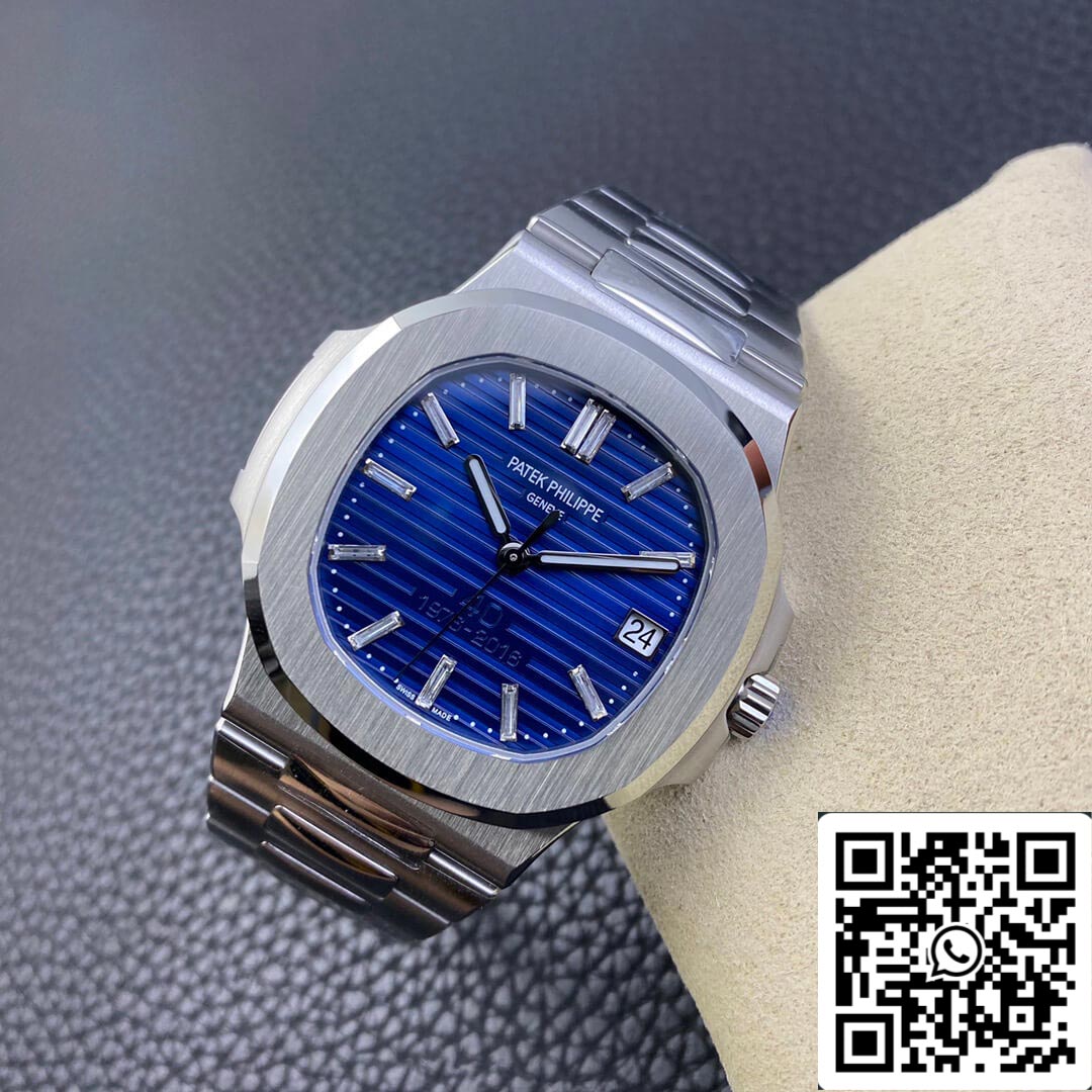 Patek Philippe Nautilus 5711/1P 1:1 edizione migliore 3K Fabbrica quadrante blu