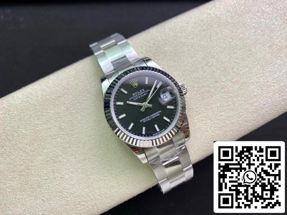 Rolex Datejust M178274-0034 31MM 1:1 edição melhor EW Fabbrica quadrante preto