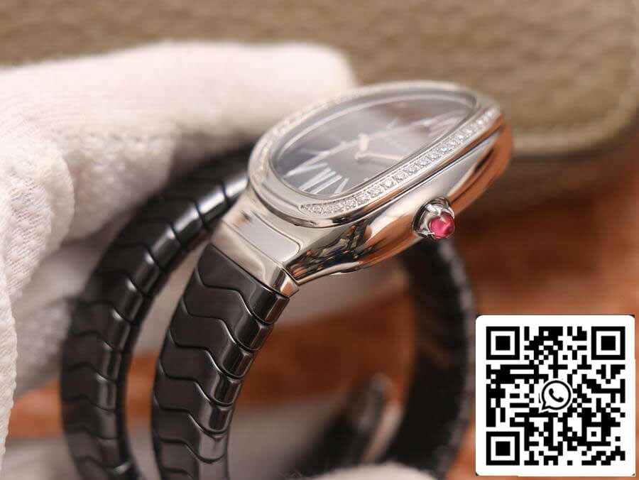 Bvlgari Serpenti 1:1 edizione migliore BV Fabbrica ceramica quadrante nero