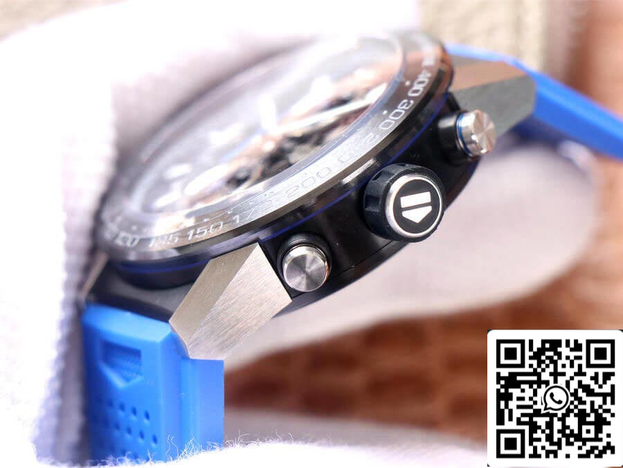 TAG Heuer Carrera CAR2A1T.FT6052 1:1 Best Edition XF Fabbrica Blue Rubber cinturino