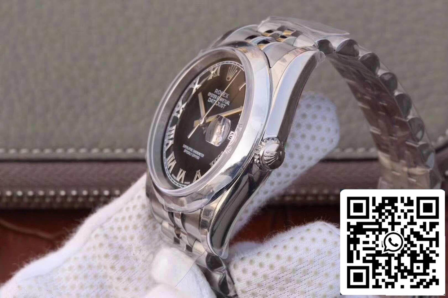 Rolex Datejust 36mm 116234 AR Fabbrica 1:1 edizione migliore Swiss ETA3135 quadrante nero
