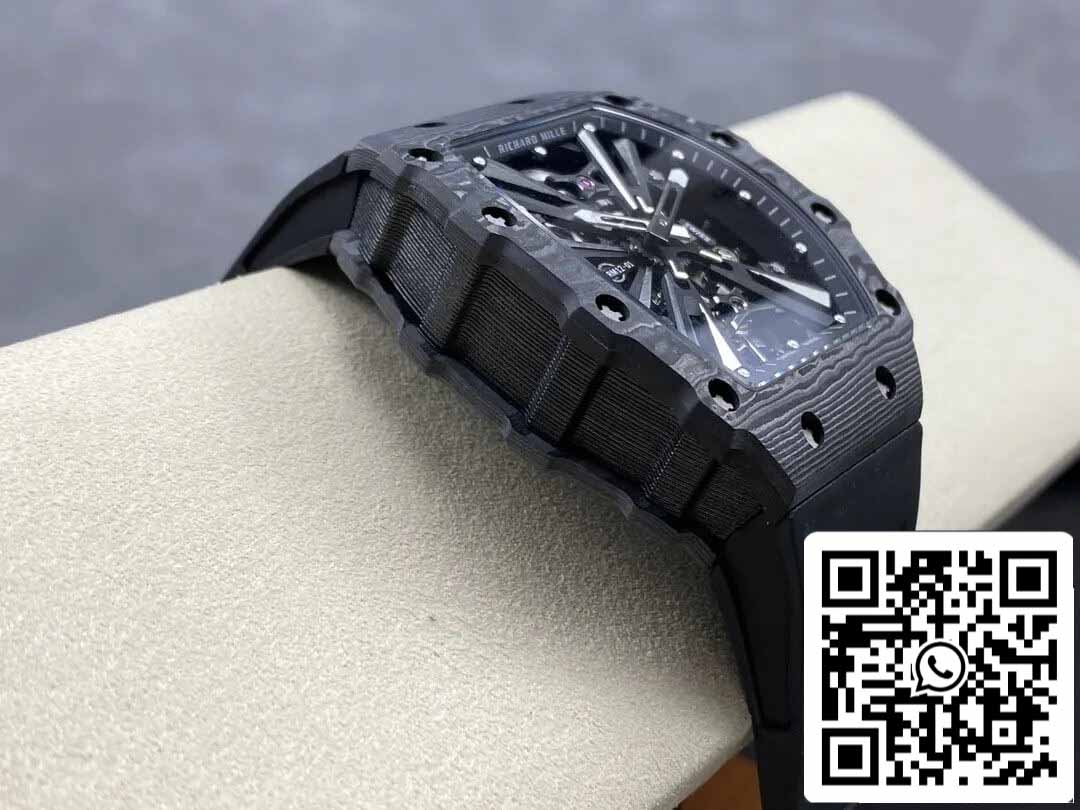 Richard Mille RM12-01 Tourbillon 1:1 Best Edition RM Fabbrica Black Skeleton Dial