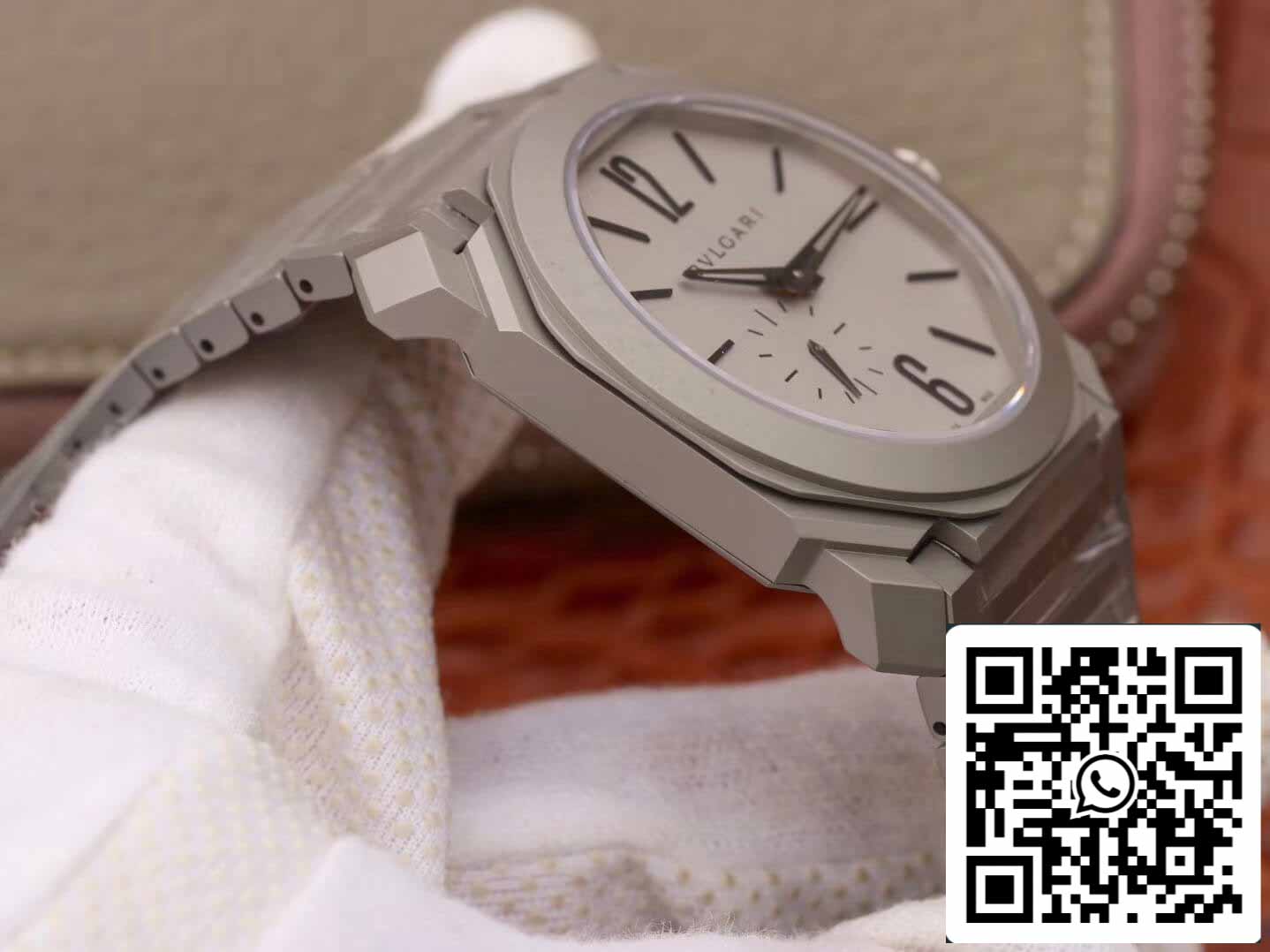 Bvlgari Octo Finissimo 103011 1:1 edizione migliore BV Fabbrica Argento Grey quadrante